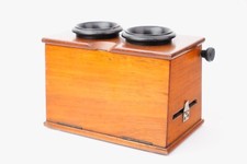 Visionneuse stereo Unis-France pour vues au format 6x13 cm.
