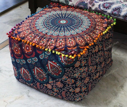 Nouveau tabouret indien boho