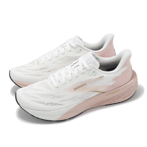 Brooks launch white - launch, gold