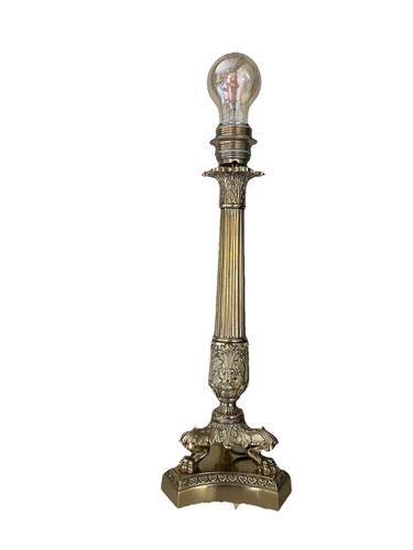 Lampe table bronze style - lampe,