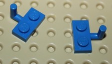 Lego Espace 2 Blue Plate 1x2