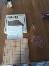 SUDOKU en bois vintage & ancien