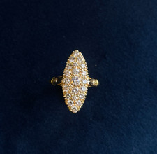 Bague marquise - pavage de