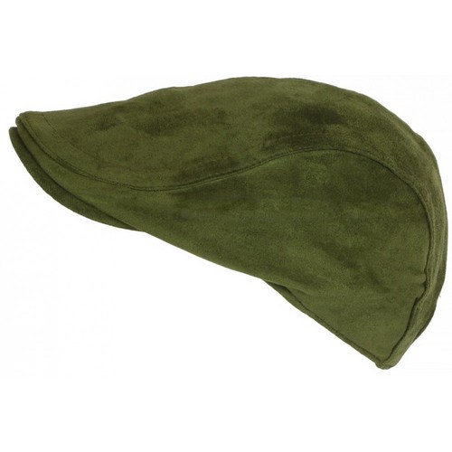 Casquette cuir verte - casquette, daim