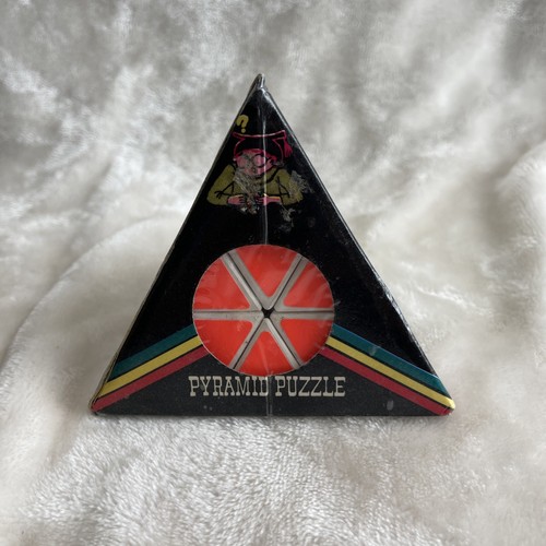 Vintage pyraminx puzzle game - vintage,