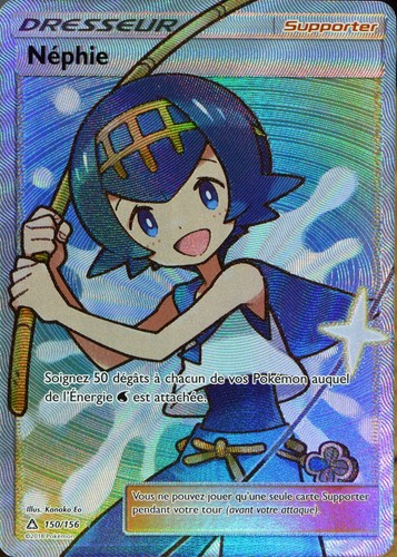 Carte pokémon 150 156 néphie - carte, 150/156