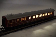 1:160 Voie N Minitrix 13310 Wagon-Restaurant DSG Wr 4ü (E) N°1070 Avec Lumière