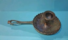 Ancien Porte-bougie en bronze