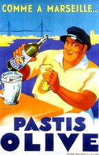 POSTER AFFICHE  PASTIS
