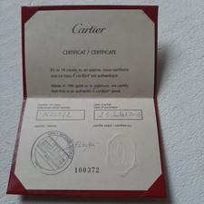 Certificat Cuir Rouge Bijou Or