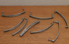 LOT 8 POIGNEE moderne GRIS en métal MEUBLE salle de bain COMMODE tiroir MOBILIER