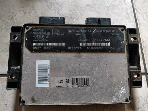Calculateur moteur peugeot 306 - calculateur,