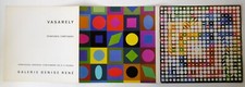 VASARELY, PLAQUETTE INVITATION