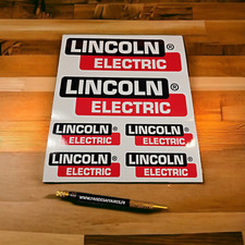 6 Stickers autocollant LINCOLN