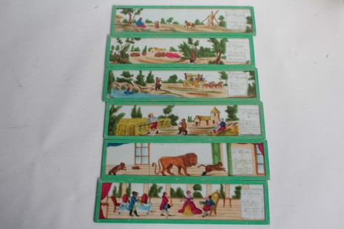 Plaques verre lanterne magique - plaques,