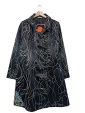 DESIGUAL Manteau mi-saison Dames Manteau T EU 42 noir-bleu-blanc