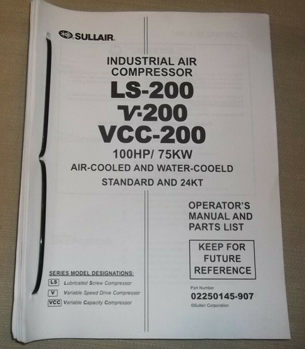 Sullair 200 vcc - sullair, ls-200