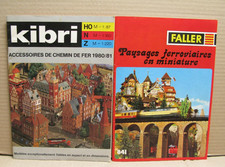 Catalogues  KIBRI 1980 + FALLER 841 - accessoires trains modèles réduits