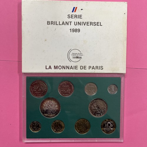 Coffret 1989 franc - bu,