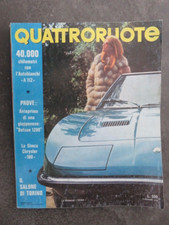 QUATTRORUOTE  180 décembre  70  Autobianchi A112, Datsun 1200, Simca 180
