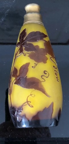 Antique galle perfume bottle - antique,