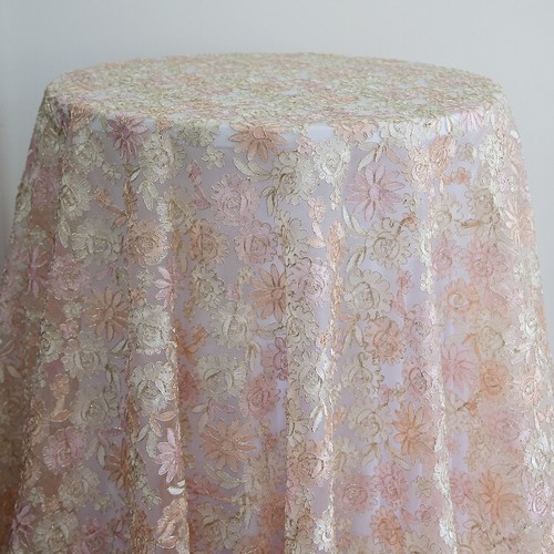 Organza brodé nappes noël - nappes,