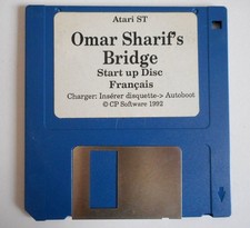 Rare OMAR SHARIF'S BRIDGE Atari ST jeu game Atari ST / STF / MEGA ST / STE