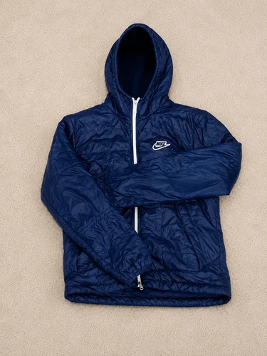 Nike puffer jacket bleu marine - puffer,