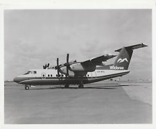 WIDEROE  HELICE AVION CIVIL DE LIGNE AVIATION  25 X 20 cm