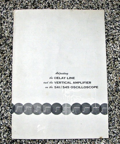 Textronix oscilloscope 541 - textronix, 541/545