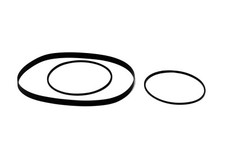 SANSUI D-100 SET 3 COURROIES STEREO CASSETTE DECK EUROPÉEN SUPRÊME QUALITÉ D100