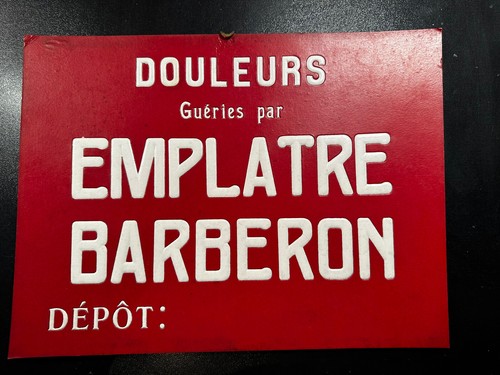 Rare ancienne plaque