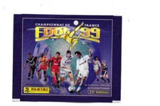 POCHETTE FOOTBALL PANINI CHAMPIONNAT DE FRANCE 99