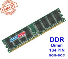 Mémoire 1GO DDR PC2100-PC2700-PC3200 1024MO DANE-ELEC D1D432-06428-B 184PIN 1GB