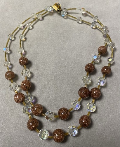 Murano vintage collier cristal - vintage,