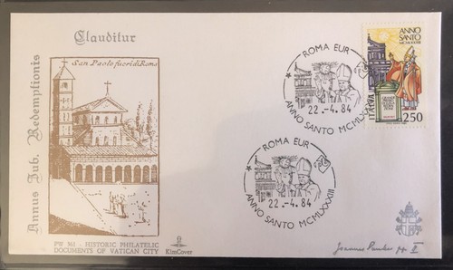 Fdc vatican pope - fdc,, vatican,