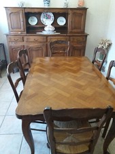 Vent salle à manger rustique en chêne massif