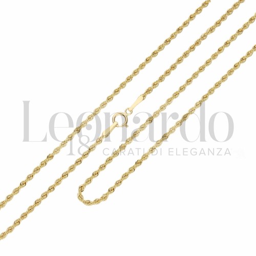 Collier unisexe jaune 18 - en, or