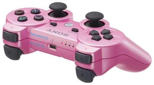 Manette ps3 candy pink - manette,