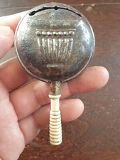 HOCHET ANCIEN JUDAICA HEBRAIQUE JUIF CHANDELIER A 7 BRANCHES DU XIXeS DS JUS ETA