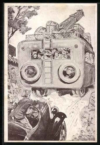 Carte postale artiste - carte, d'artiste
