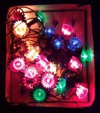 Guirlande Électrique noel Lumineuse 20 lampes couleurs clignotantes en boite