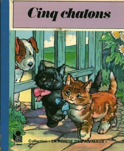 Livre cinq chatons collection