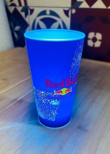 Verre redbull lumineux led - redbull,