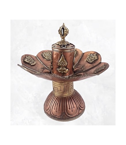 Brûleur encens tibétain - brûleur, d'encens