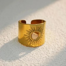 💍 Bague Soleil – Plaqué