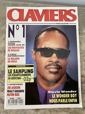 Rare Magazine 1989 CLAVIERS MAGAZINE N’1 Musique Piano Stevie Wonder Sampling !!