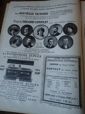 Pathephone duplex phonographe - pathephone,