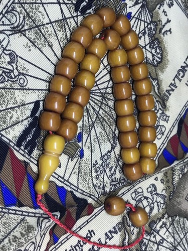 Amber misbaha tasbih prayer - misbaha,