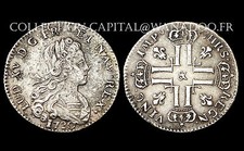 Petit Louis d'Argent 1720 & (Ax) Louis XV°. Argent. RARE. Cote 450€/750€